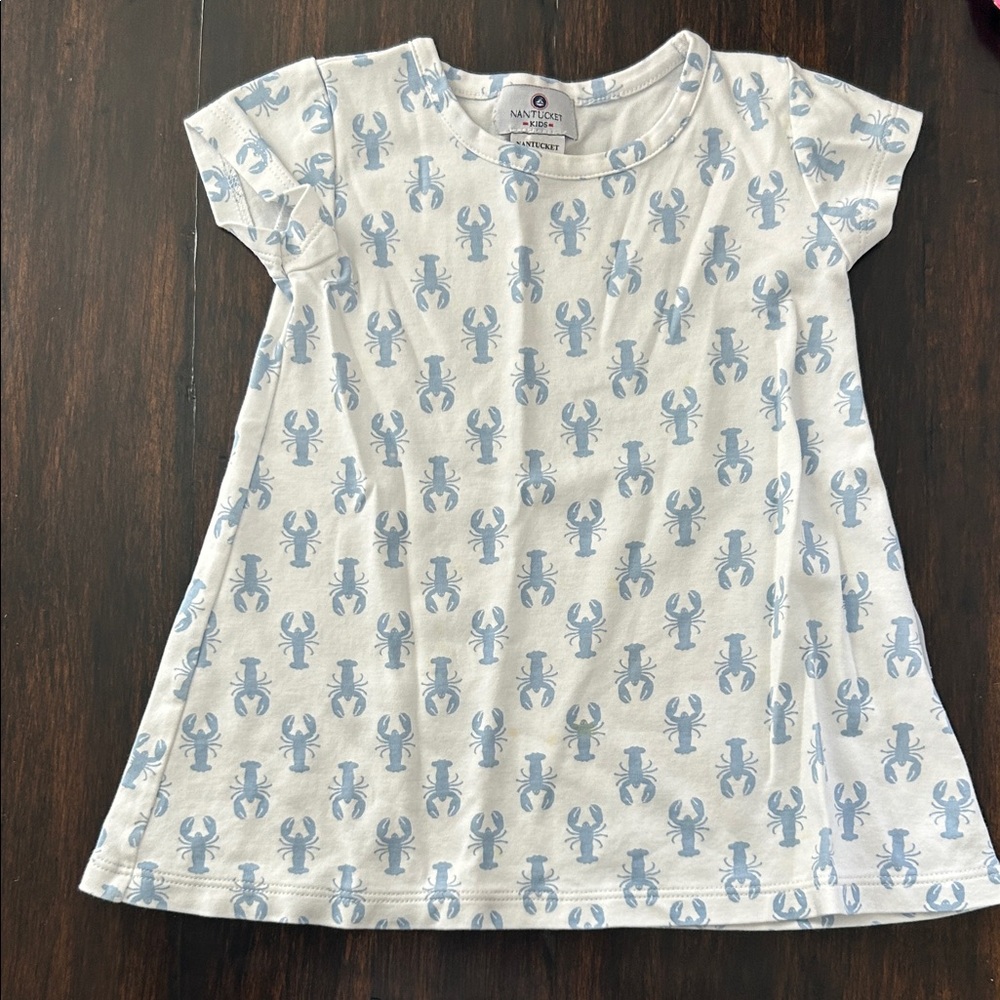 Nantucket Kids Pima Cotton Lobster Dress